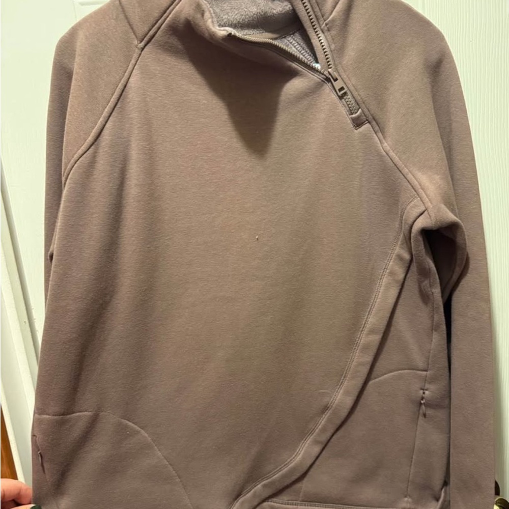 90 Degree By Reflex Men's Zip Up Sweater - Taupe